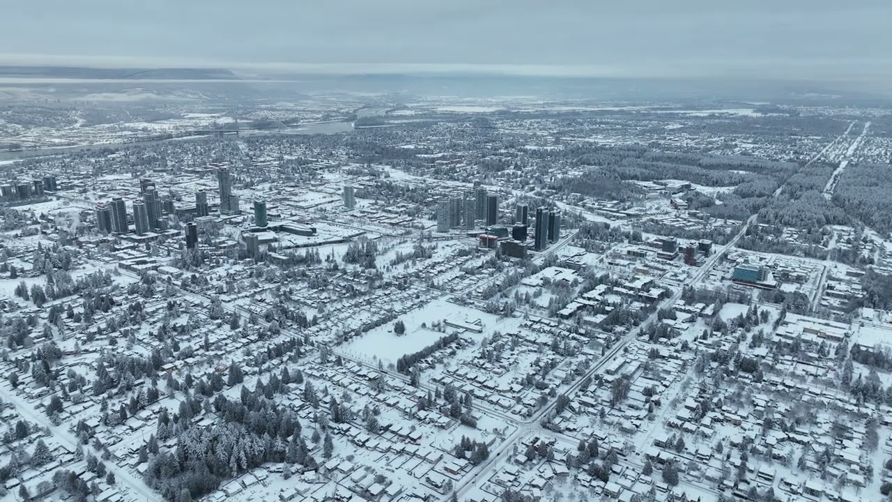 SURREY BC MAJOR SNOWFALL 2022