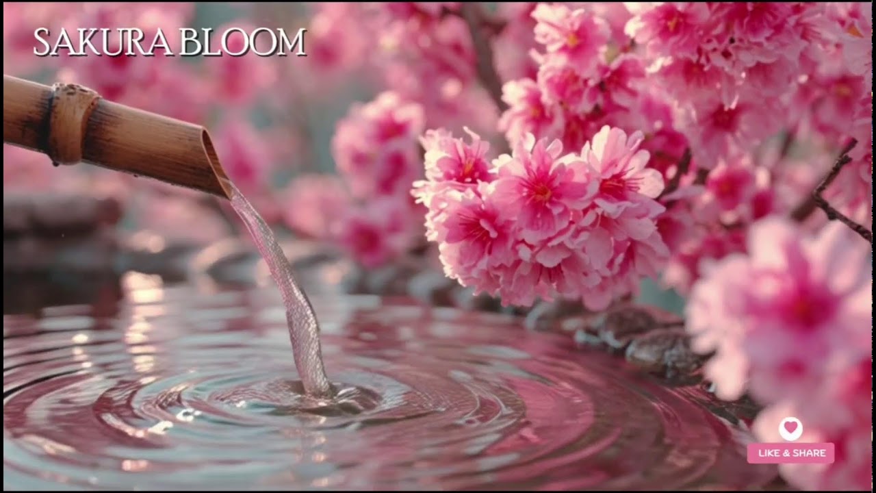 🔴 日本の静寂 – 桜ブルーム 癒しのアンビエントサウンドとキャンドルの光