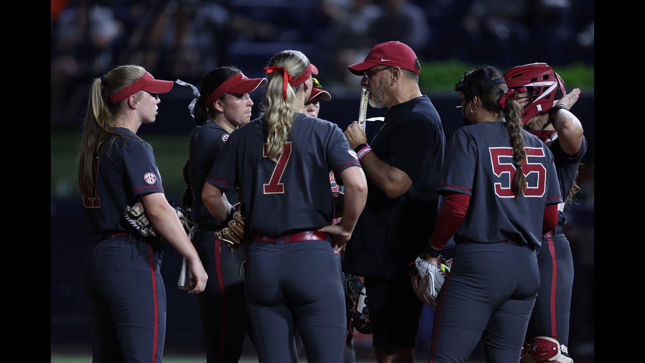 Alabama softball coach Patrick Murphy recaps 3-2 loss to LSU at the SEC Softball Tournament