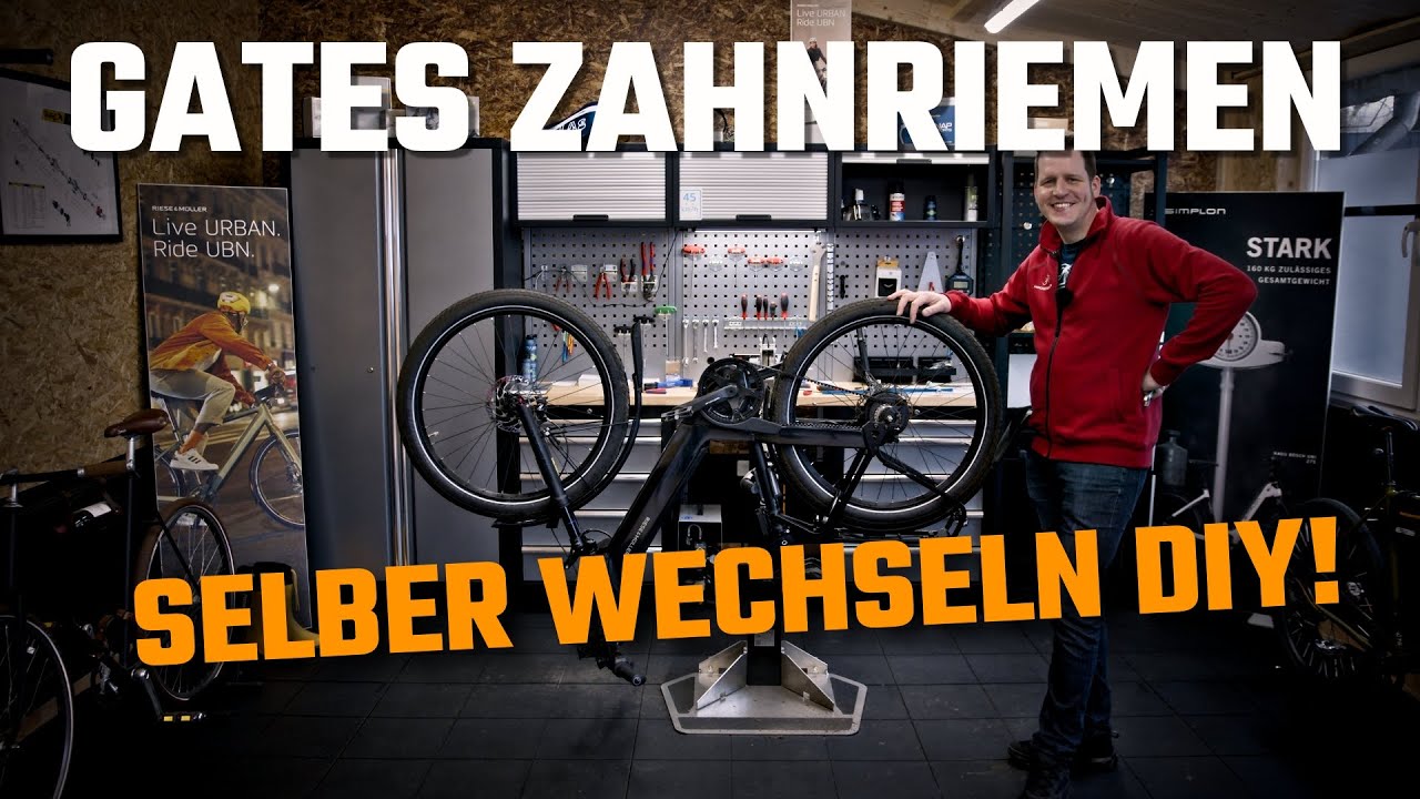 Gates Zahnriemen am Riese und Müller Nevo wechseln DYIY! Kunden Fahrrad EBike Vorstellung