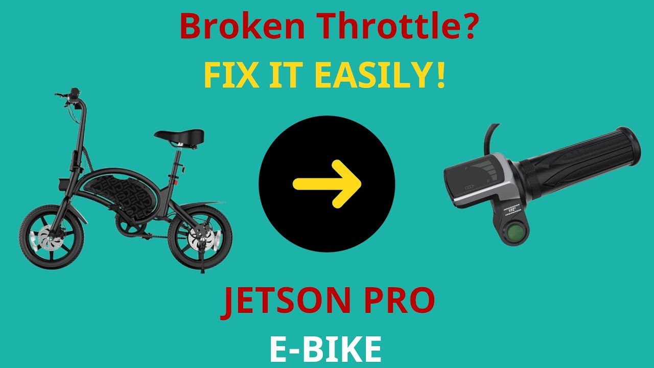 Сломалась ручка газа электровелосипеда JETSON PRO? Легко заменить!