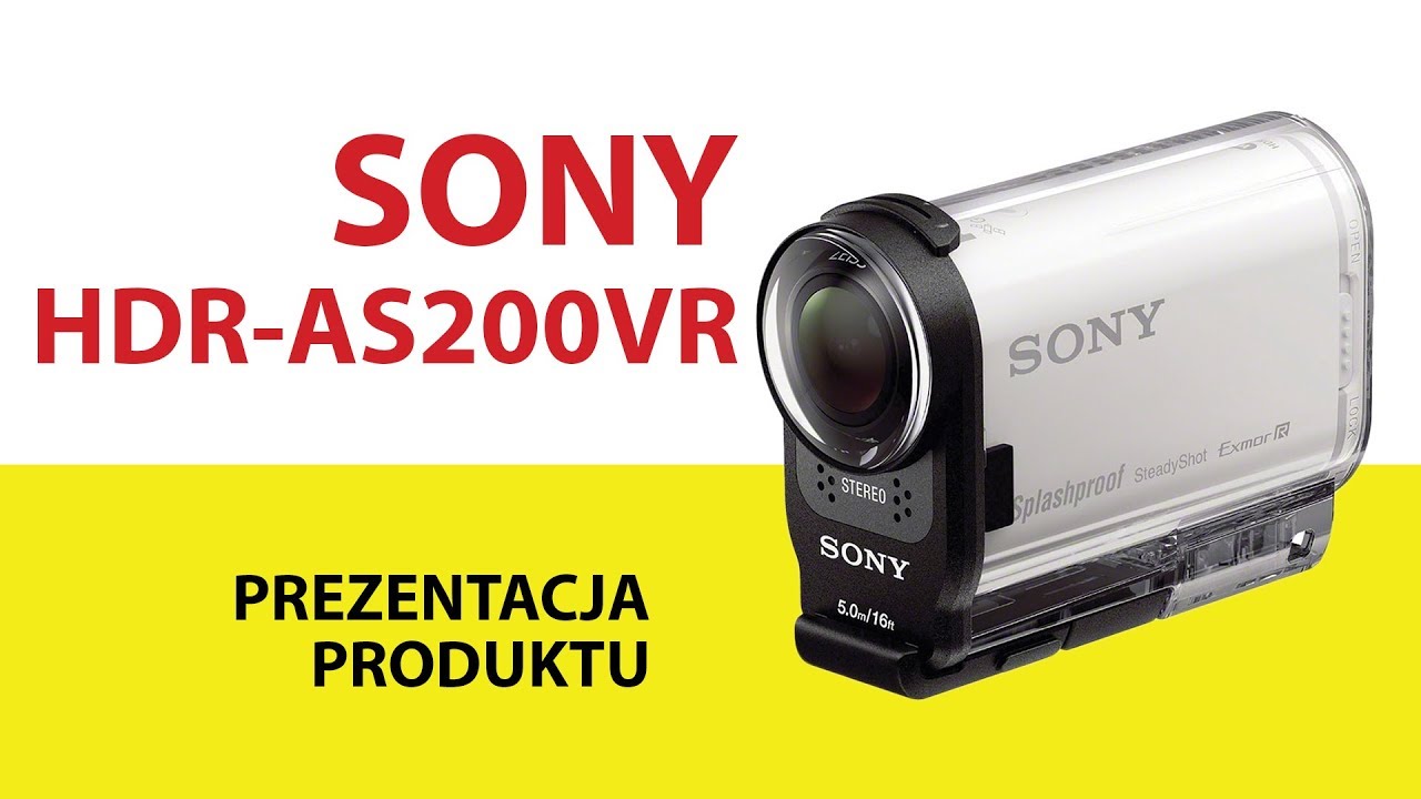 Kamera sportowa SONY HDR-AS200VR + pilot