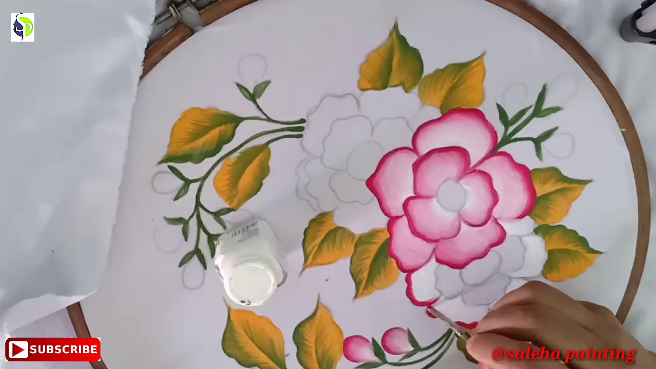 Tutorial Fabric Painting Design.2019