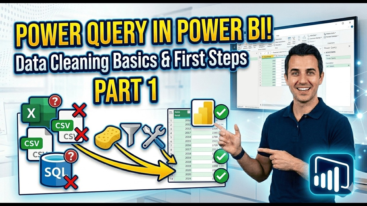 Power Query in Power BI – Part 1 | Introduction & Basic Data Cleaning Steps