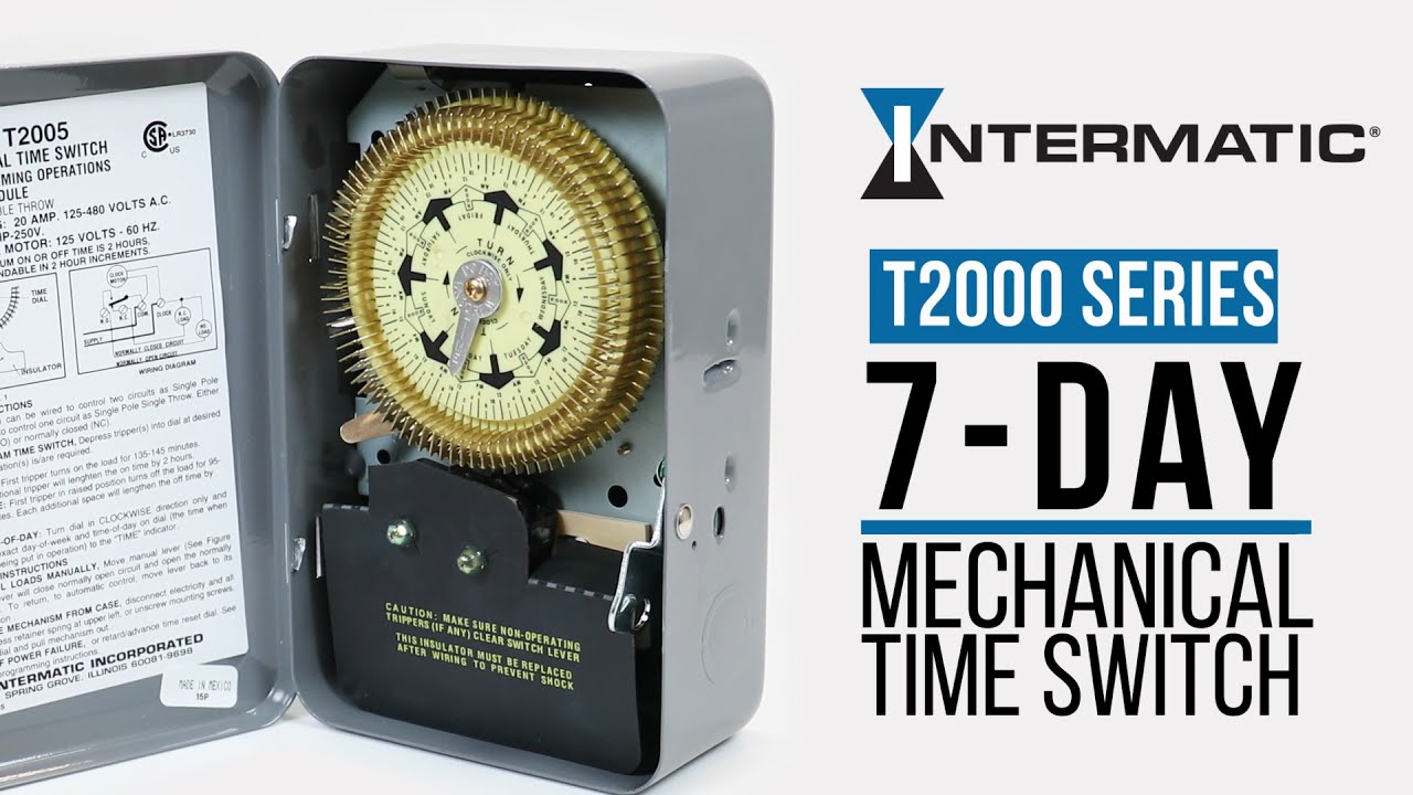 A Look at the T2000 Series Mechanical Time Switch from Intermatic