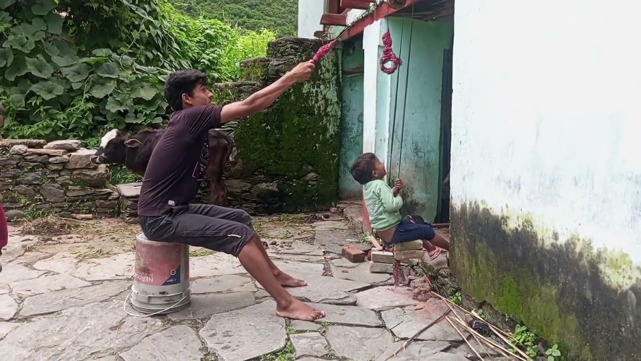 पहाड़ में जिम का जुगाड