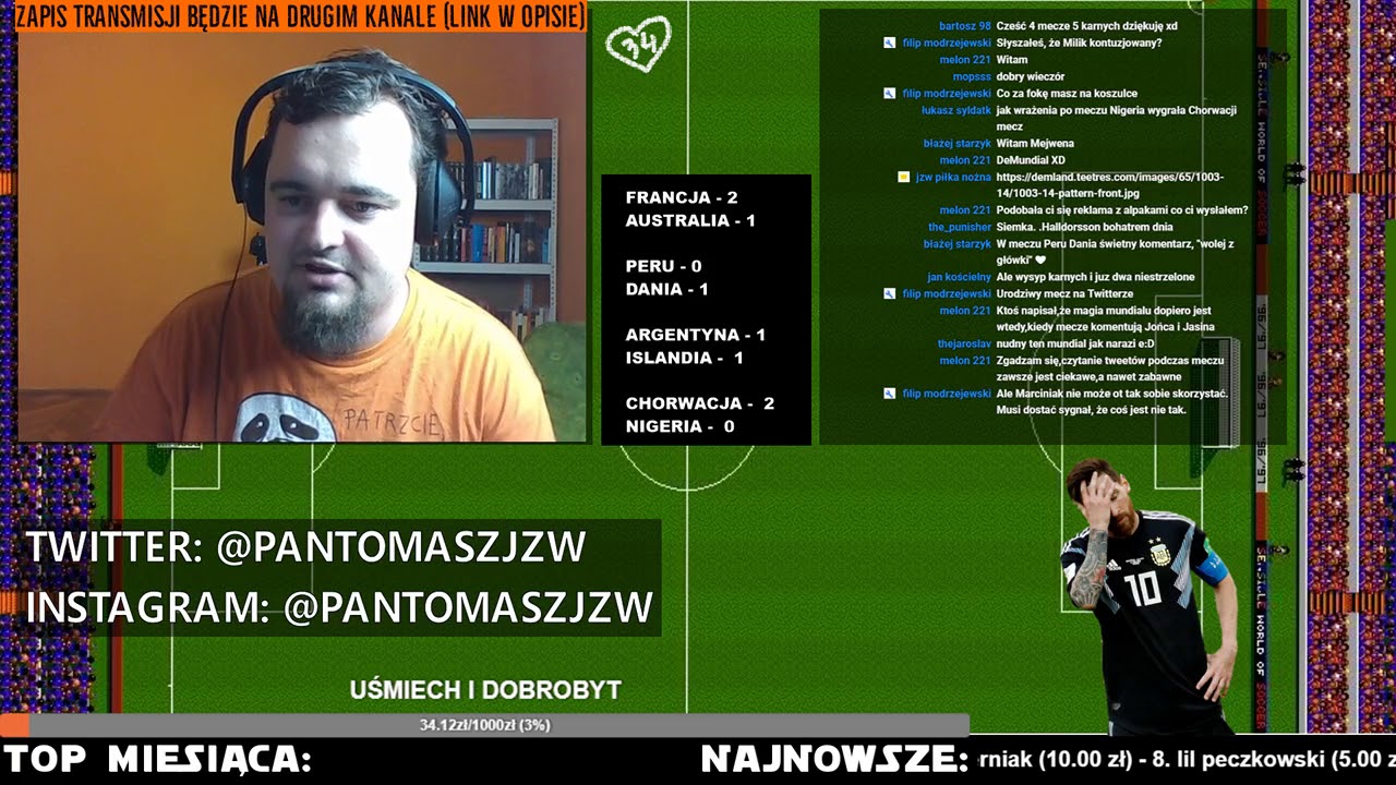 Mistrzostwa Świata 2018 Live #3 (zapis lajwa 16/06/2018)