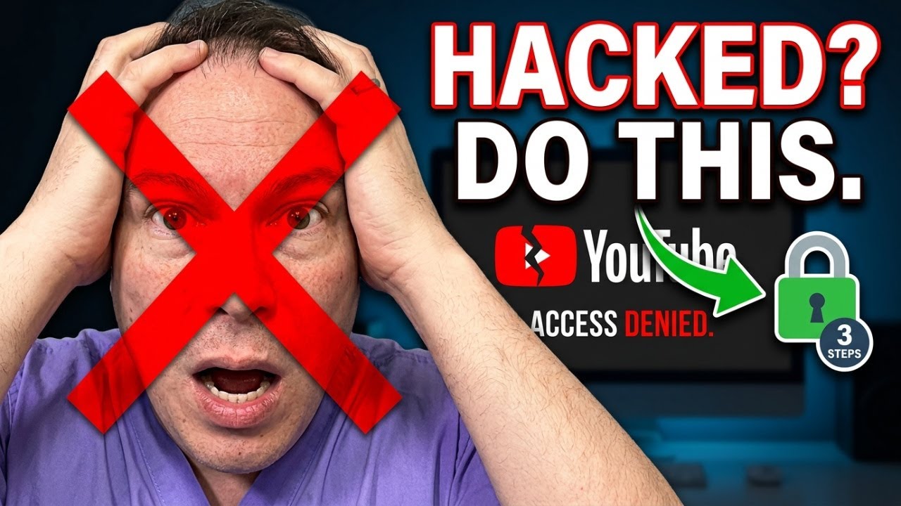 Ваш YouTube-канал взломали? Выполните эти 3 шага, чтобы восстановить доступ.