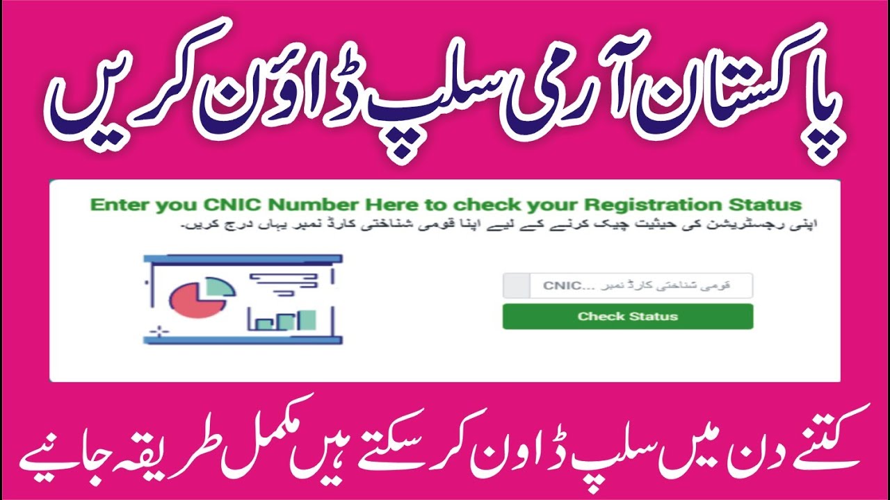 Pak Army Soldier Exam Slip/How To Download Pak Army Soldier Roll No Slip Exam Slip Registration Slip