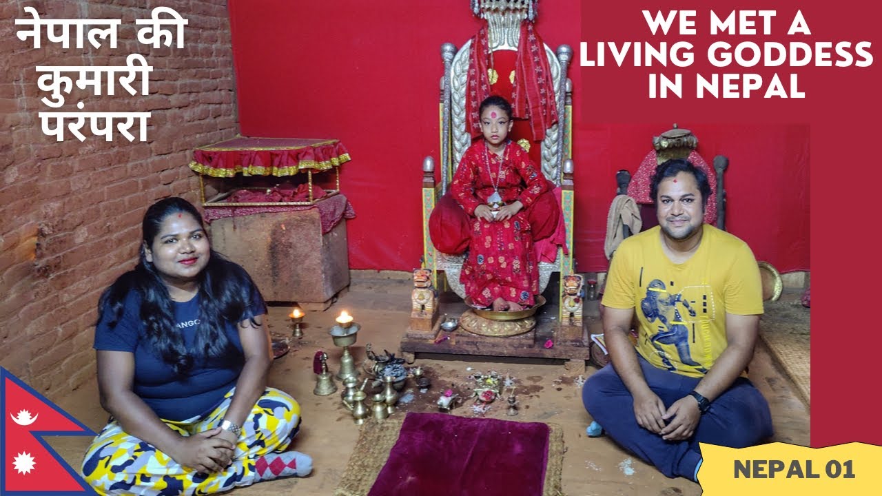 We met a Living Goddess in Nepal 🇳🇵 || Meeting Kumari in Kathmandu Trip