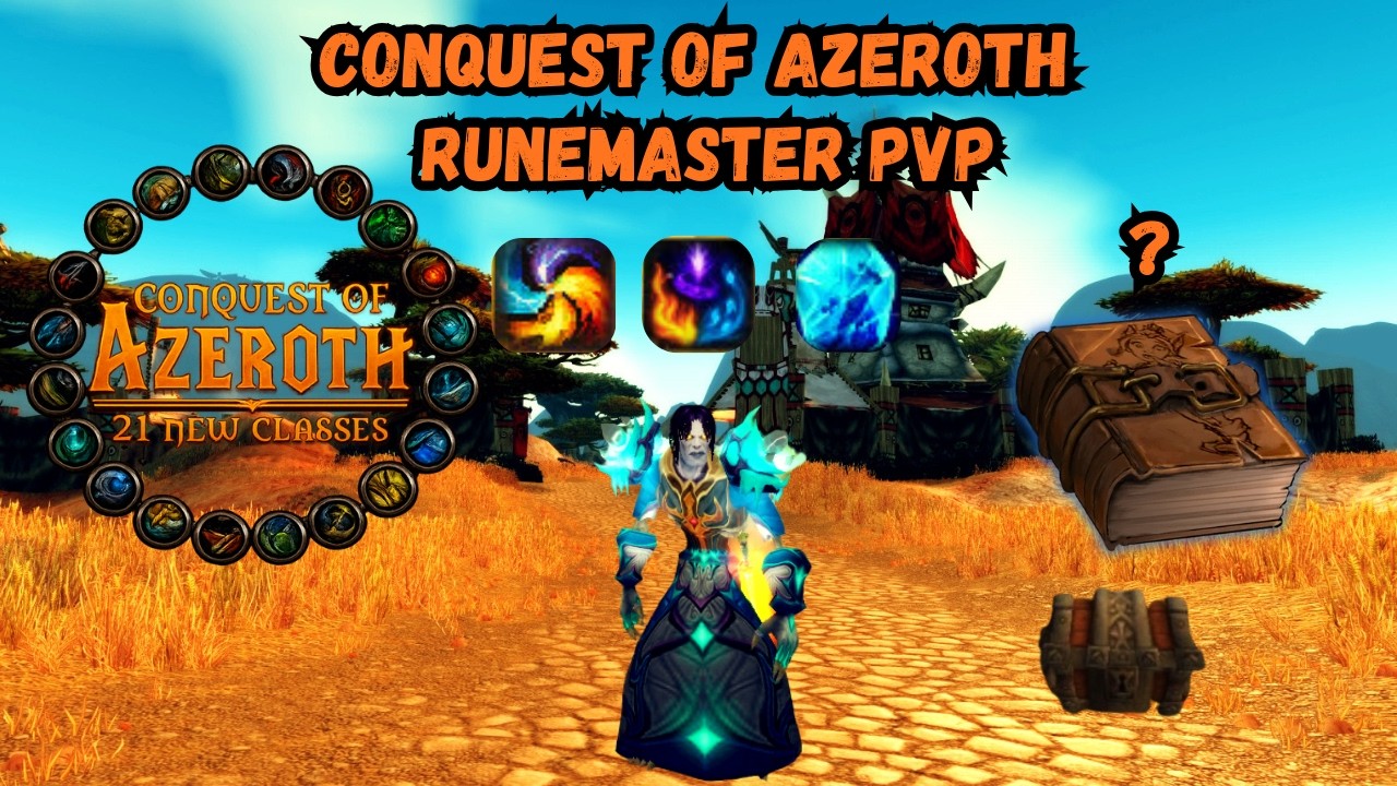 Runemaster High Risk PVP 💀&ndash; Conquest of Azeroth 21 CUSTOM CLASSES in World of Warcraft