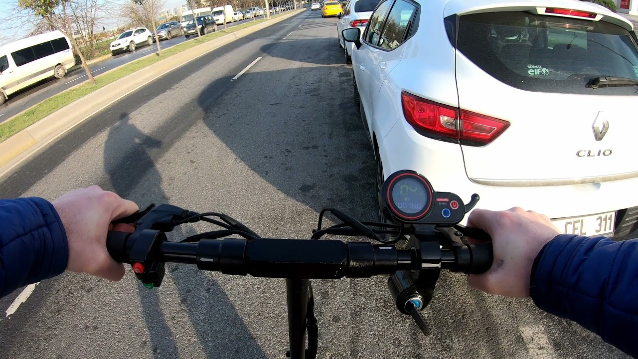 Scoowy 500w Pro Max Hız denemesi.