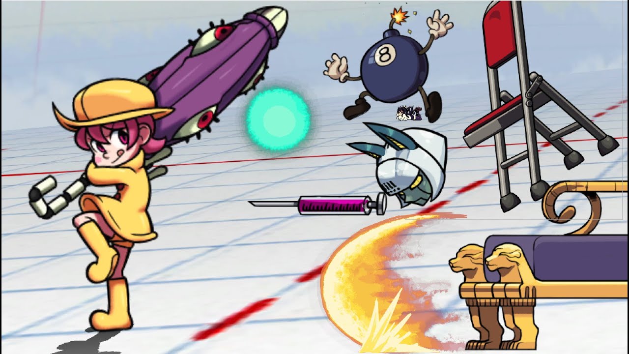 【Skullgirls】Umbrella Tennis 64 (4K)