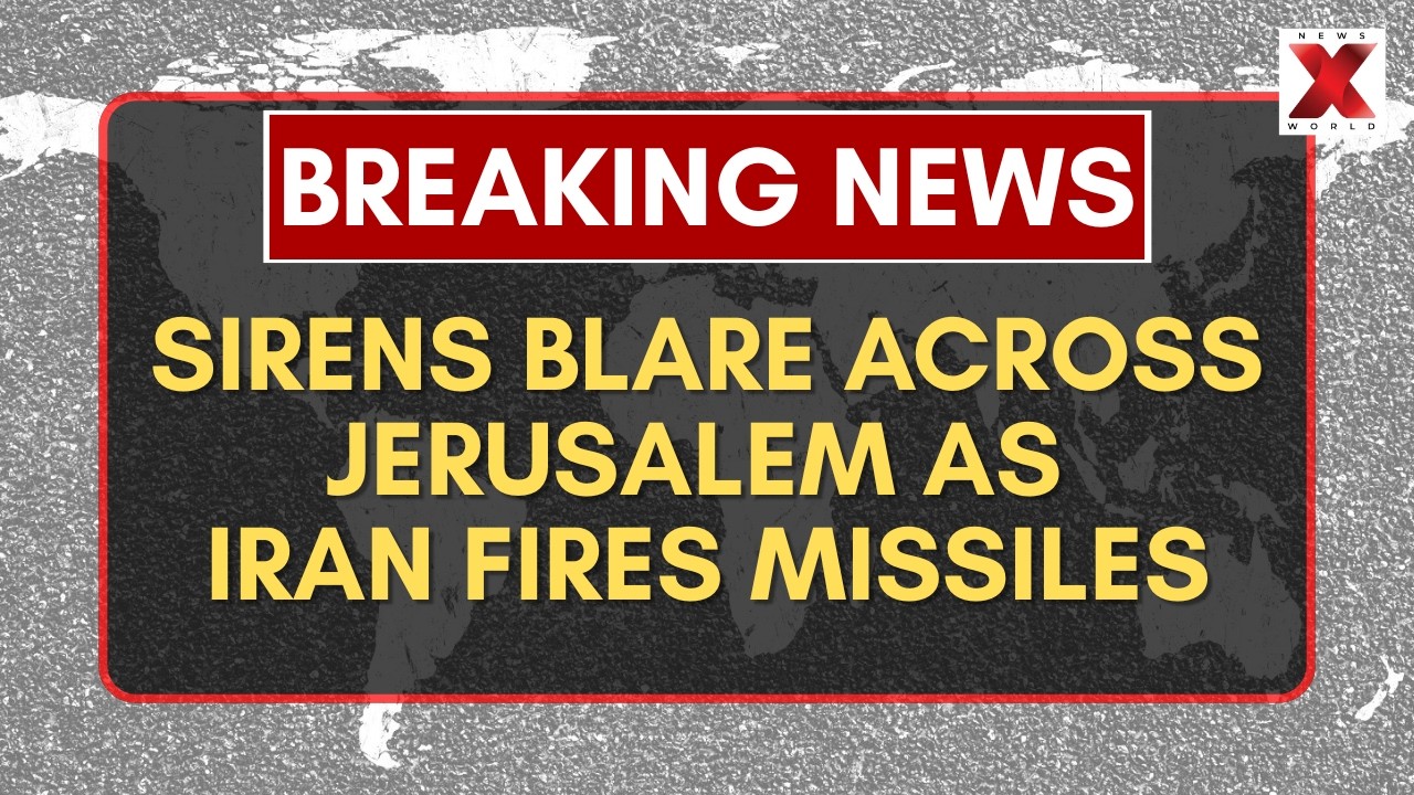 Air Raid Sirens In Jerusalem After Iran Missile Launch | NewsX World