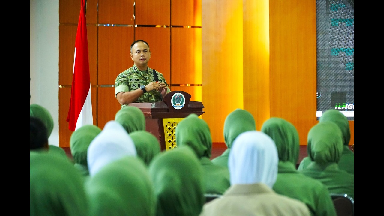 Jam Komandan Kepada Prajurit, PNS dan Persit Kodim 0906/Kutai Kartanegara