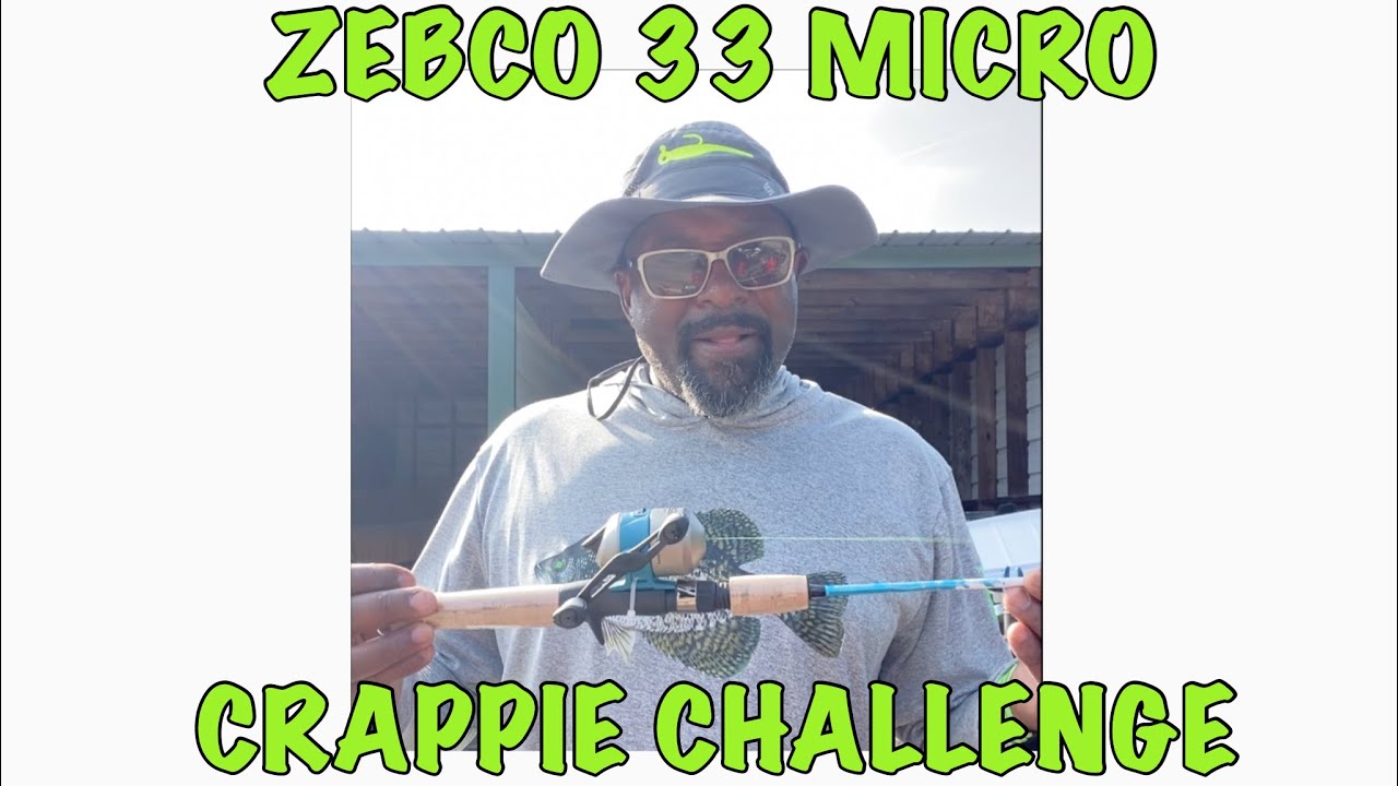The ZEBCO 33 Micro Crappie Challenge!  #challenge