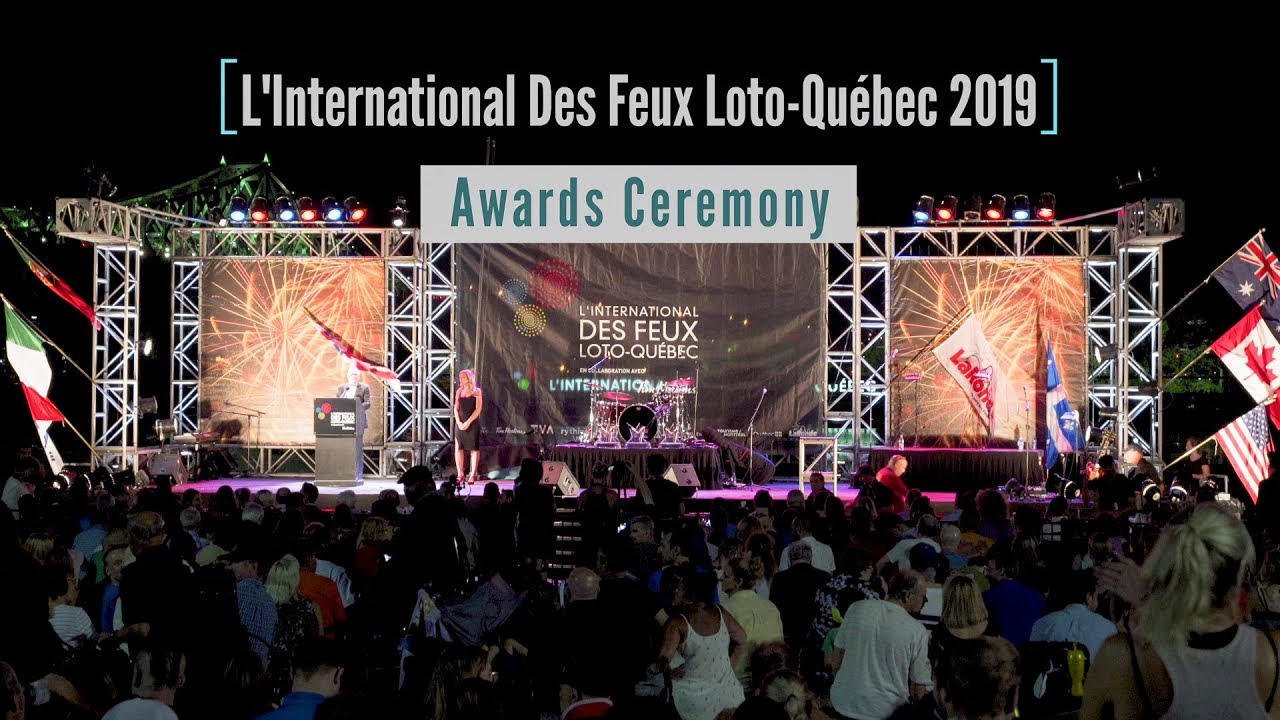 [4k] Montreal Fireworks 2019 - Awards Ceremory - July 27