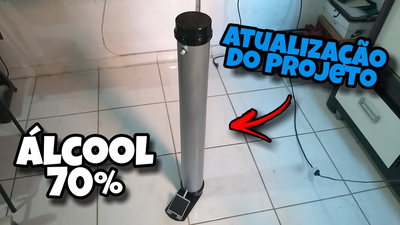 Atualização do suporte para álcool em gel