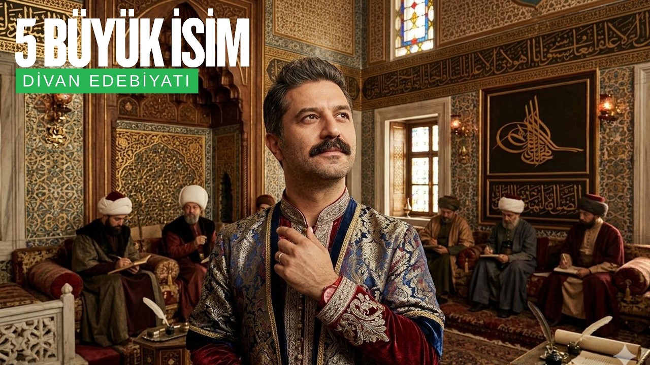 Divan Edebiyatı 5 B&uuml;y&uuml;k İsim | AYT Edebiyat | R&Uuml;ŞT&Uuml; HOCA