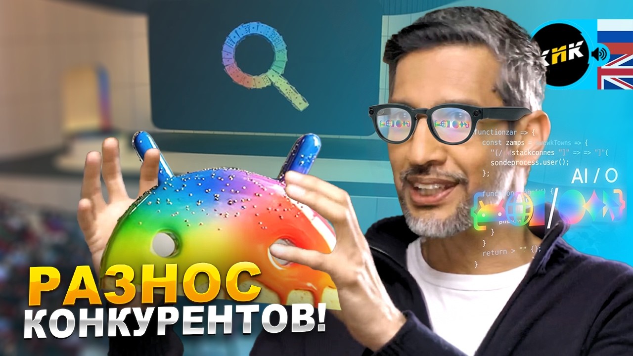 Революционный Google Omni &mdash; итоги презентации I/O 2026! Батл человека с ИИ, кибер-копы и роборука