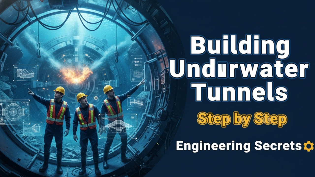 Building Underwater Tunnels Step by Step: Engineering Secrets I Civil Engineering