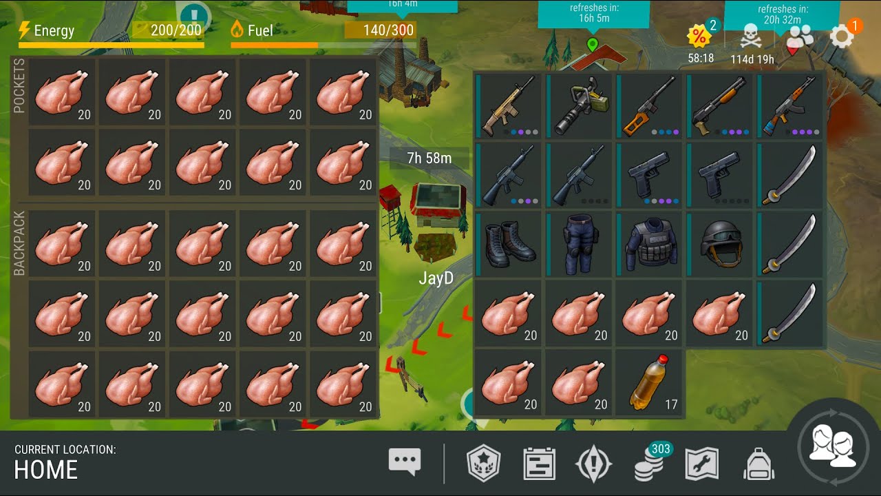 LDOE raid JayD   |   Reloaded 5x  Turkey meat❤️❤️❤️