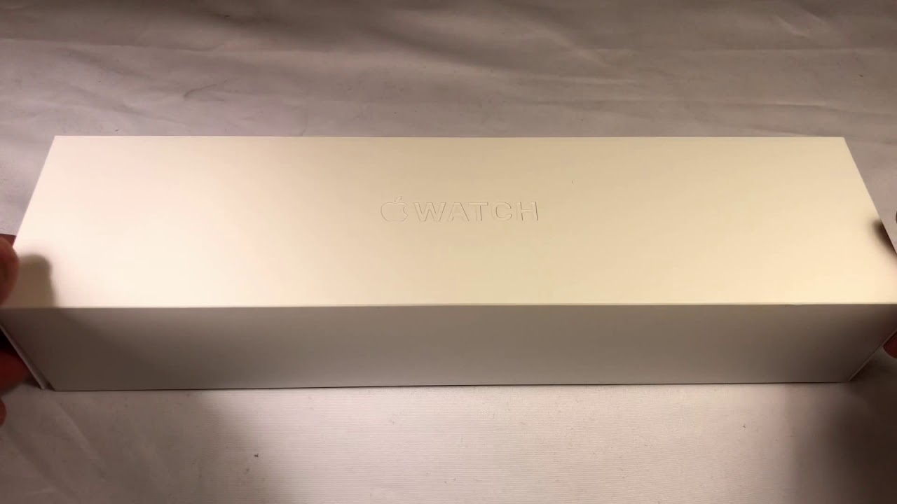 UNBOXING - Apple Watch Series 4 - 44mm Space Grey Aluminum Black Sport Loop - 4K