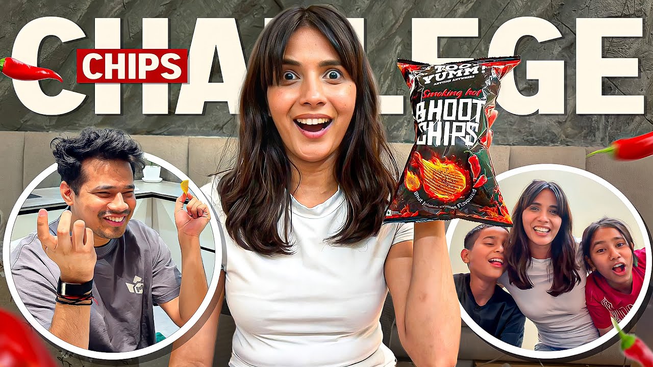 Bhoot Chips Challenge with My Family 😱🌶️| Gone Wrong