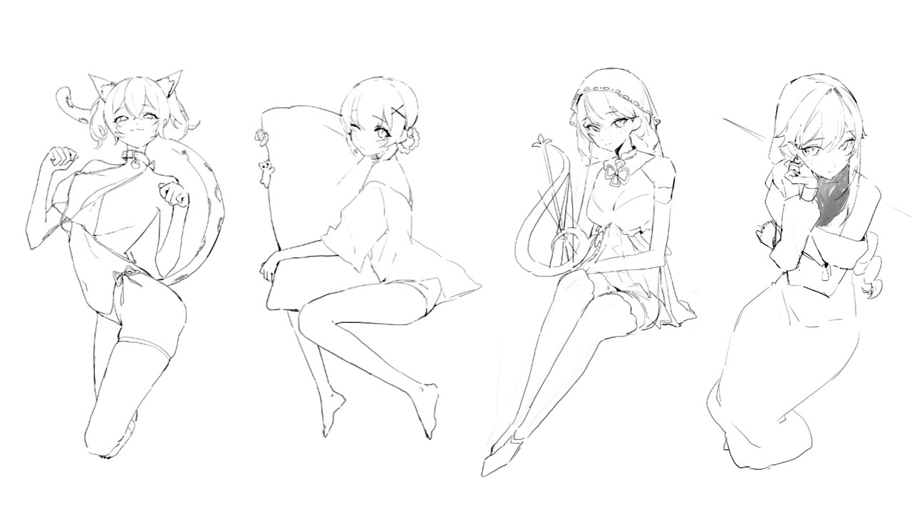 【KJI】-  Live Sketching Drawing Process 25 05 23 | [DIGITAL PAINTING] イラスト制作の流れ