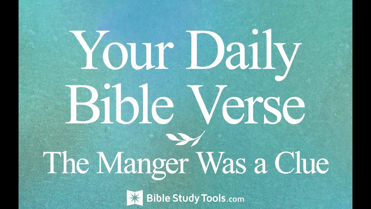 The Manger Was a Clue