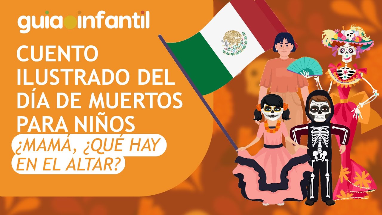 Cuento corto del Día de Muertos para niños 🇲🇽🌸 Mamá, qué hay en el altar de muertos | Tradiciones