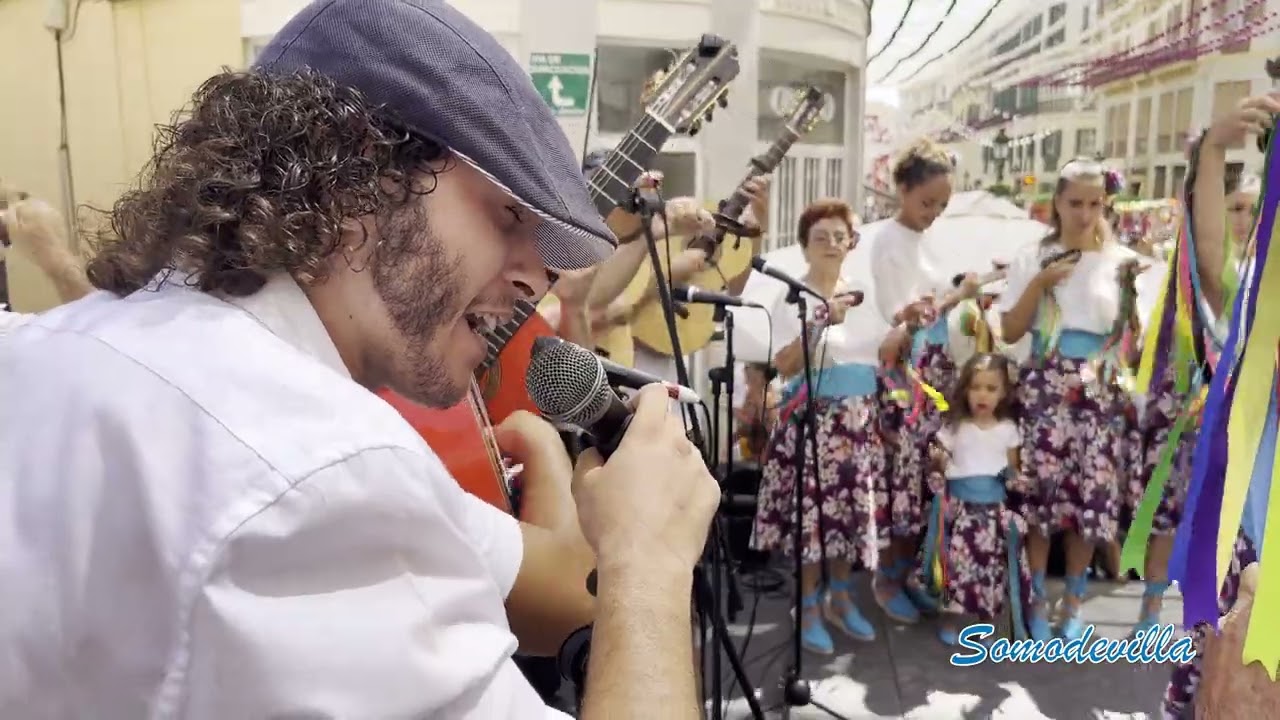 Panda de Verdiales Primera de los Montes en la Feria del Centro de M&aacute;laga 2022 | 4K
