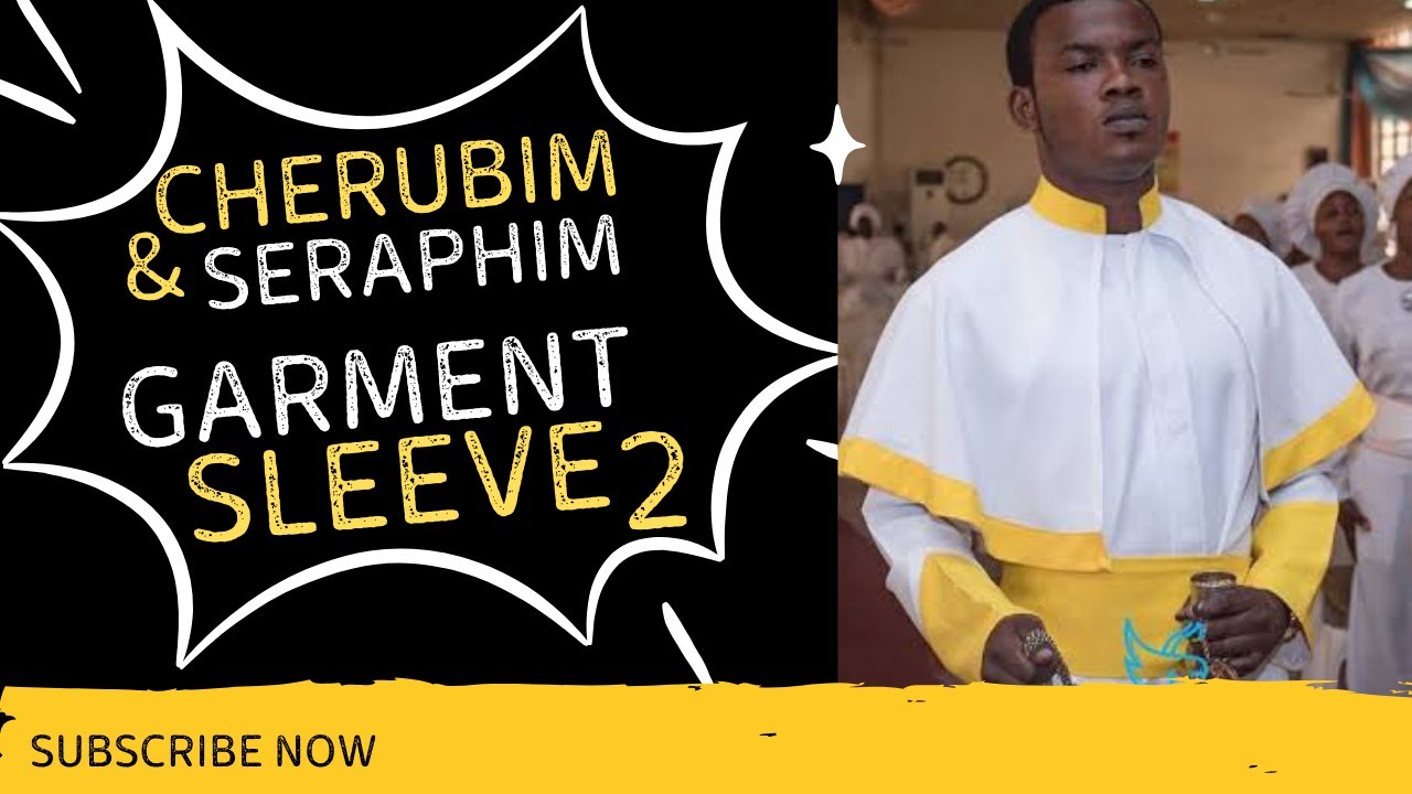 CHERUBIM AND SERAPHIM GARMENT SLEEVE 2 || Cutting and Sewing #candschurch #ccc