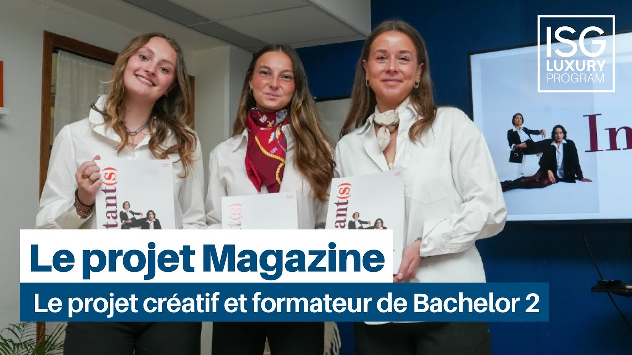 Le projet Magazine,  le projet créatif et formateur de Bachelor 2 - campus de Lille