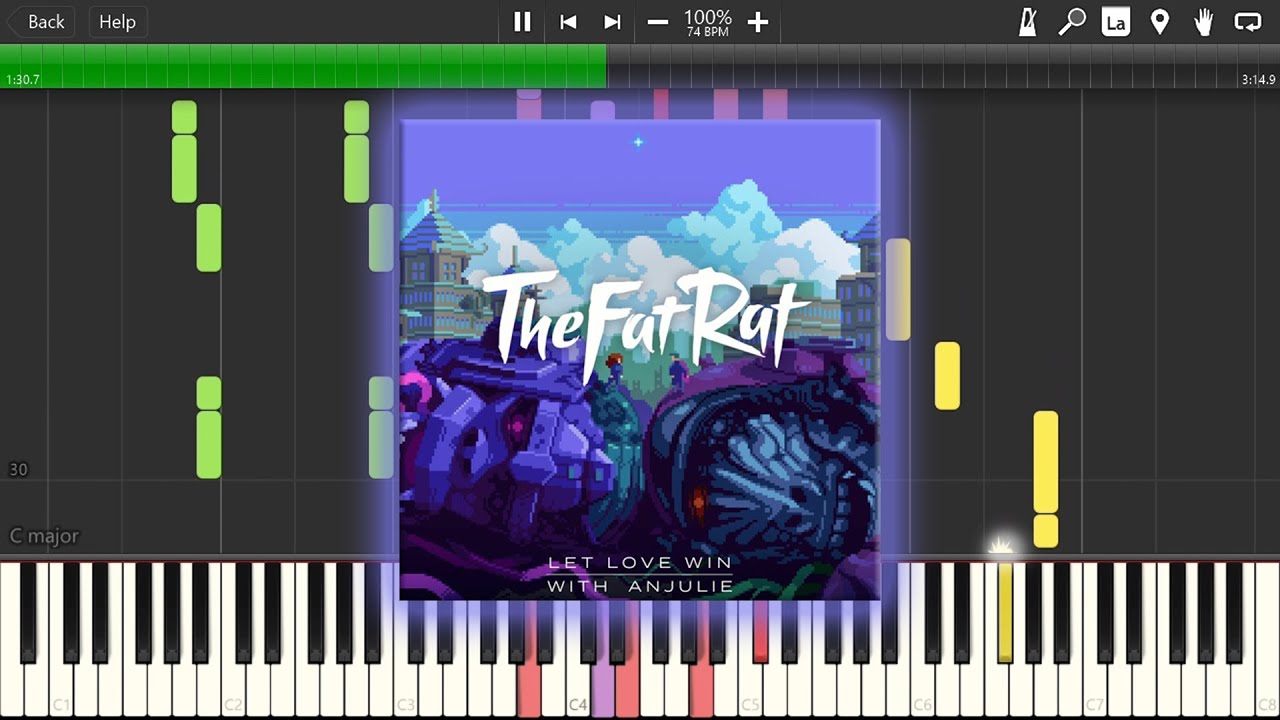 TheFatRat & Anjulie - Let Love Win [Chapter 10] (Synthesia Piano Cover)