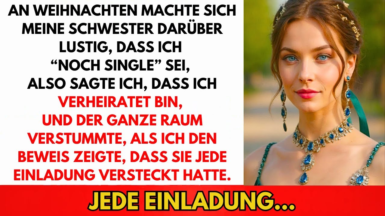 An Weihnachten Spottete Meine Schwester: 
