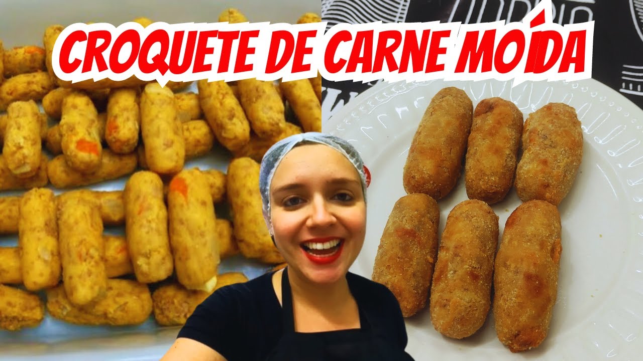 RECEITA INCRÍVEL: FIZ 72 CROQUETES COM APENAS MEIO KILO DE CARNE MOÍDA