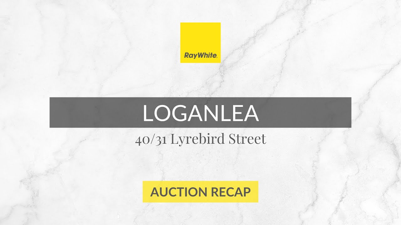 40/31 Lyrebird Street, Loganlea, Qld 4131 | Auction Recap