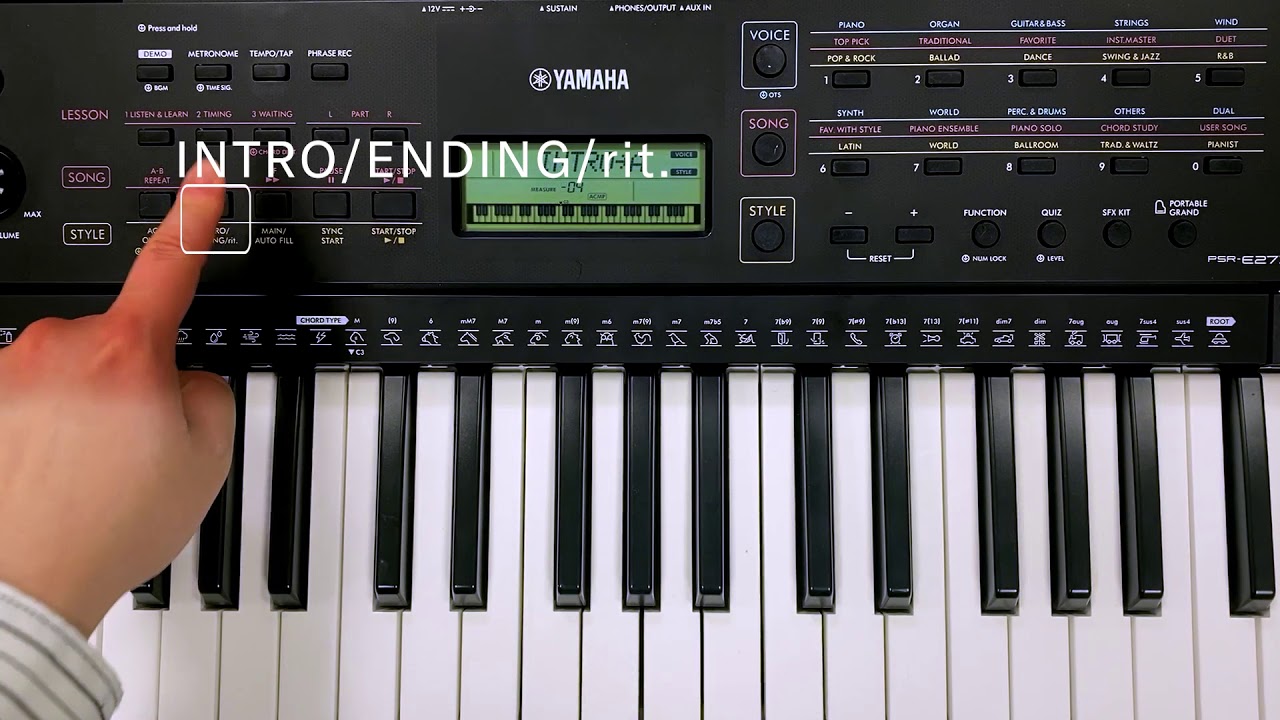 Yamaha PSR-E273/YPT-270 Tutorial_2-5_Smart Chord