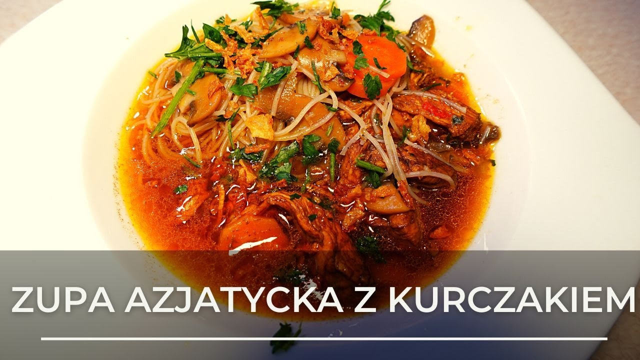 Zupa azjatycka z kurczakiem | Monsieur Cuisine Smart / LIDLOMIX