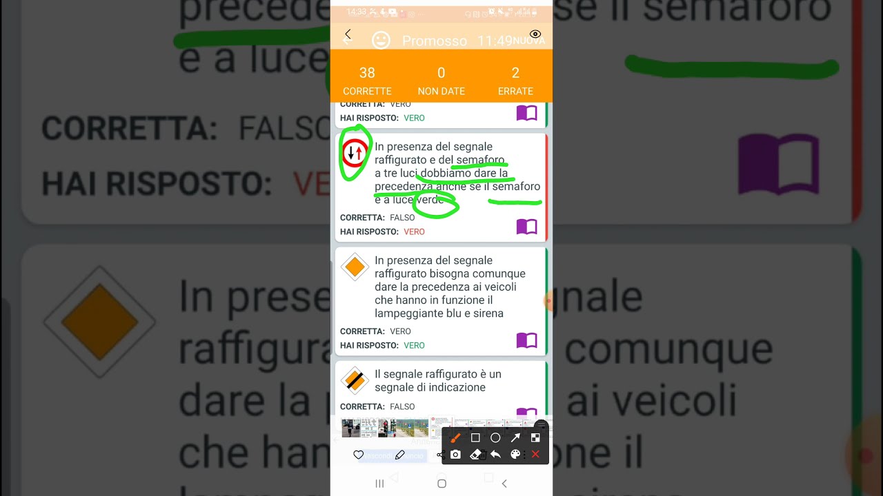 codice della strada italiano in wolof: ordine di priorità tra i vari segnali stradali