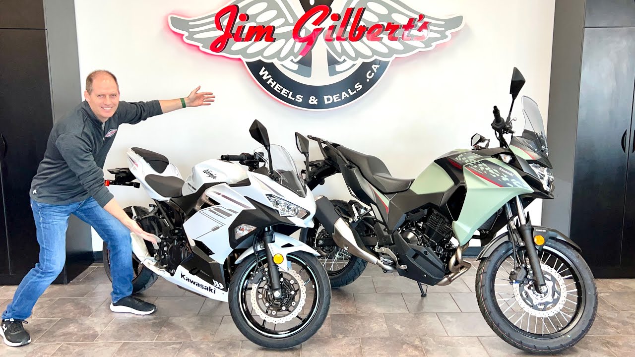 Two 2023 Kawasaki Beginner Bike options! An in-depth review of the Ninja 400 and Versys-X 300