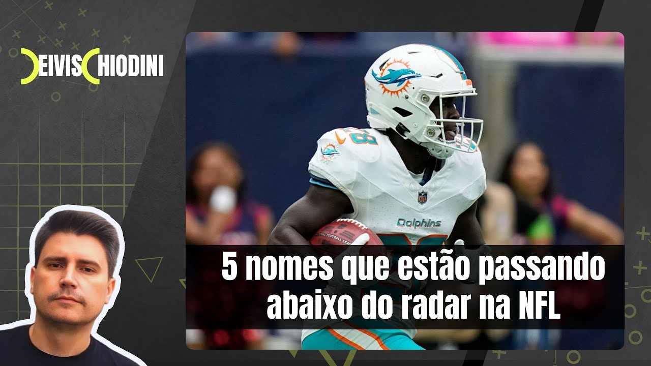 5 nomes que est&atilde;o passando abaixo do radar na NFL