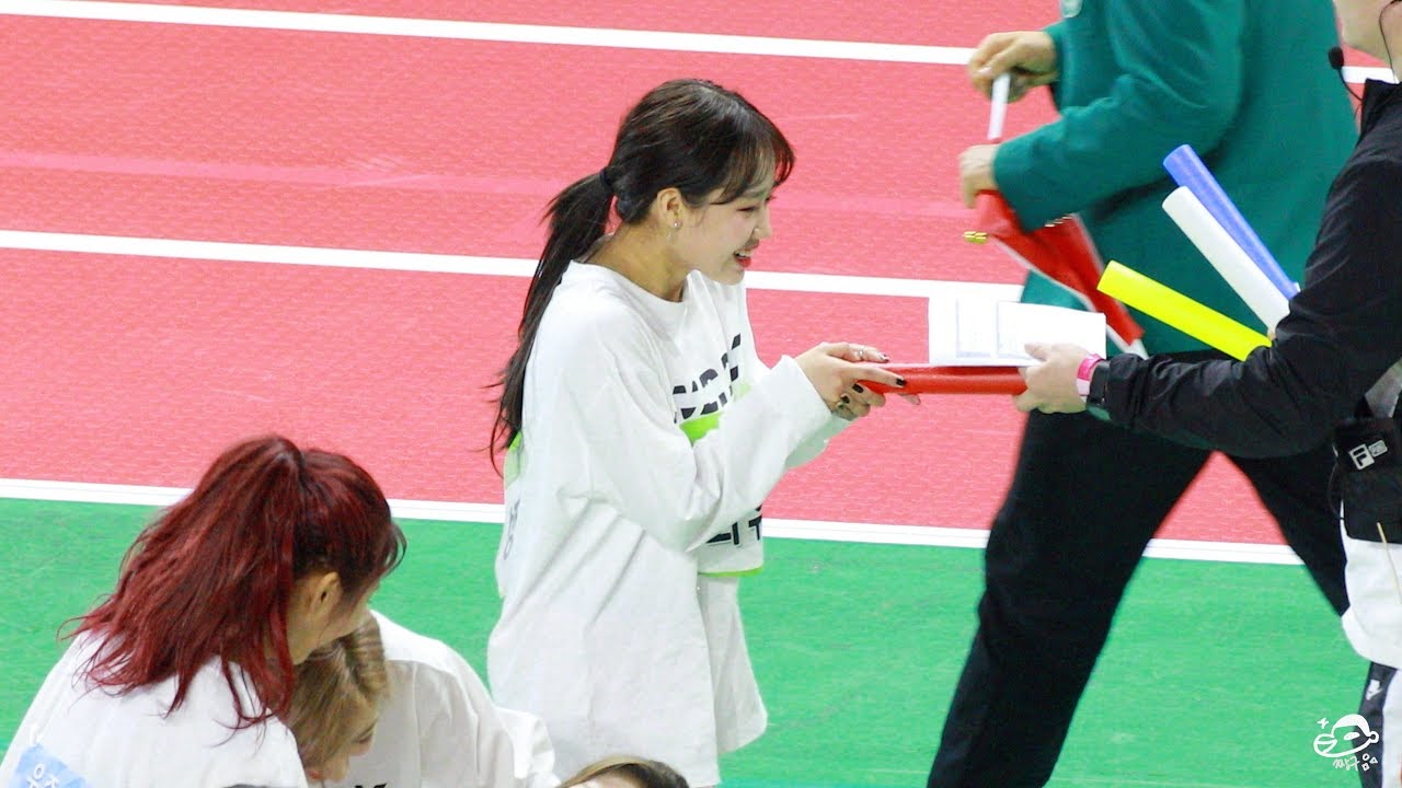 4k 190107 아육대 위키미키(WekiMeki) 계주 fancam by짱구