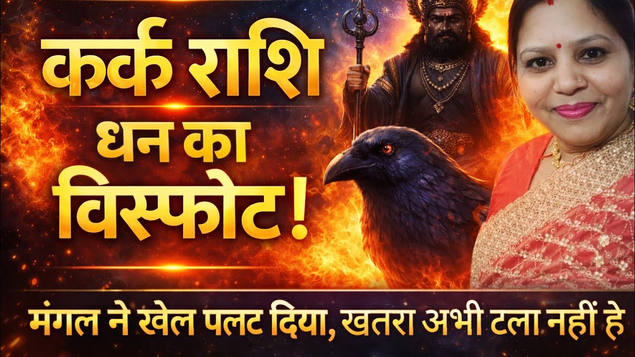Kark Rashi cancer कर्क राशि राहू मंगल युति संहारक अंगारक योग 40 दिन अष्टम भाव में गुप्त रूप से धोखा 