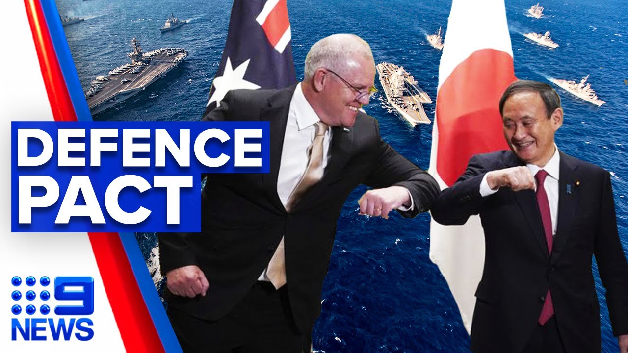 Australia and Japan sign major defence pact | 9 News Australia