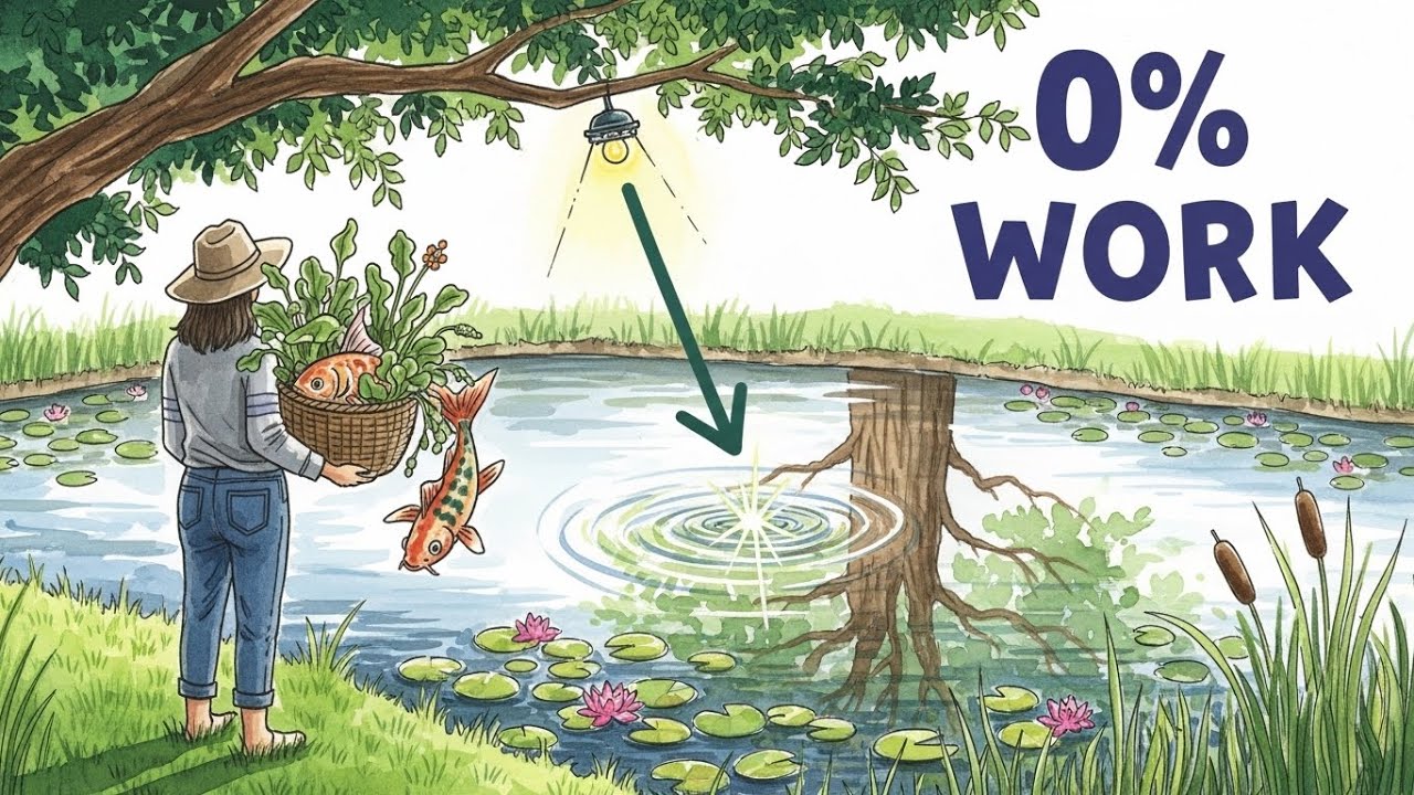 The Self-Feeding Pond System (No Commercial Feed)