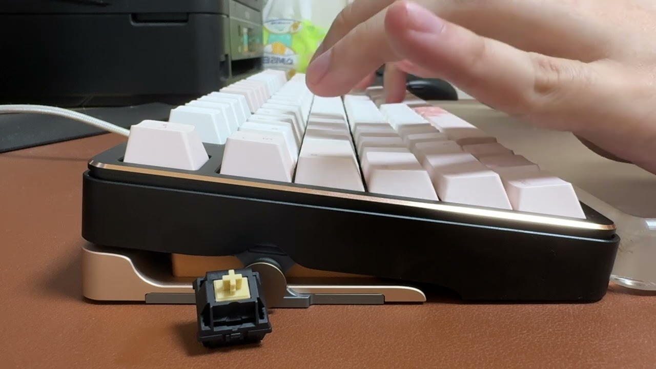 VENTO80 pc plate Keygeek X MZ Y3 스위치 타건 (아이폰 녹음)