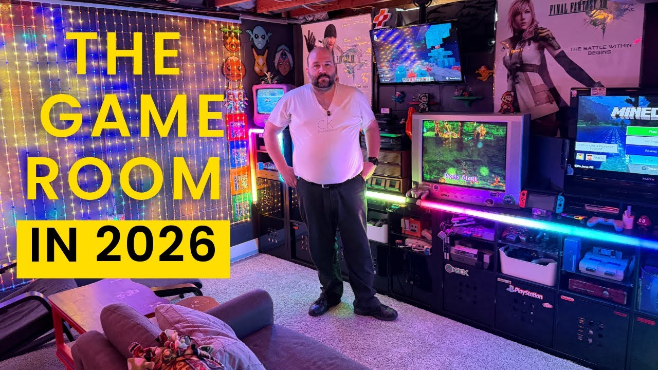 Изменения, которые я внес в свою игровую комнату к 2026 году!