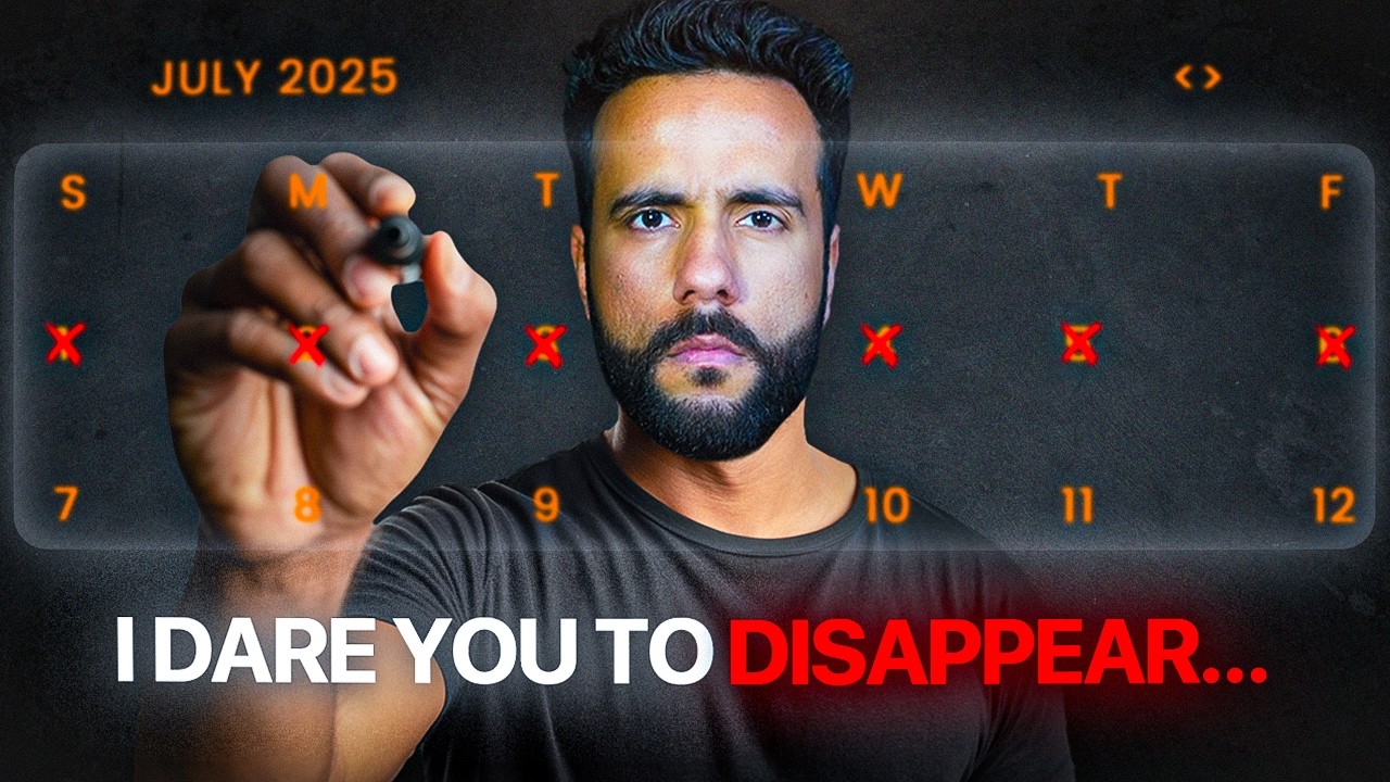 DISAPPEAR Yourself for Next 6 Months & COMEBACK Like a Achiever | Ashu Ghai